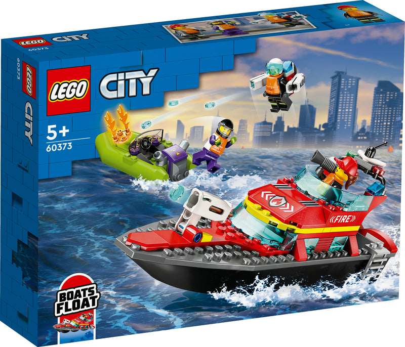 Lego City Fire Fire Rescue Boat