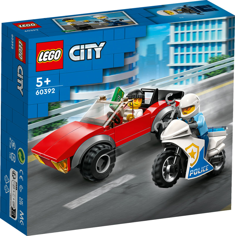 Lego City Police Police Bike Car Chase