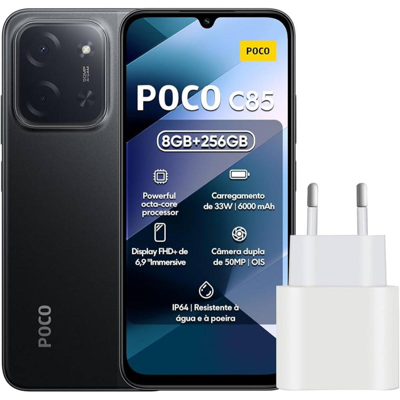 POCO C85 4G DS 8/256GB Smartphone Blk – Prouds Fiji