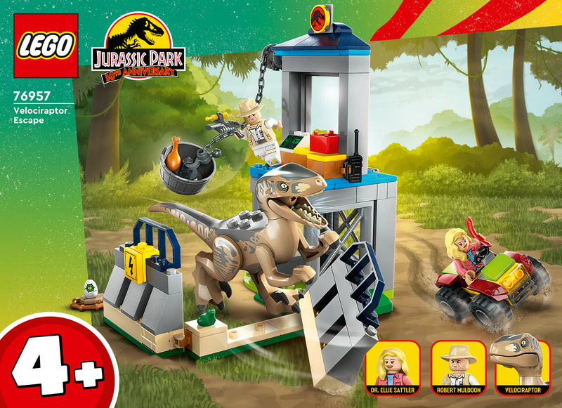 Lego Jurassic World Velociraptor Escape