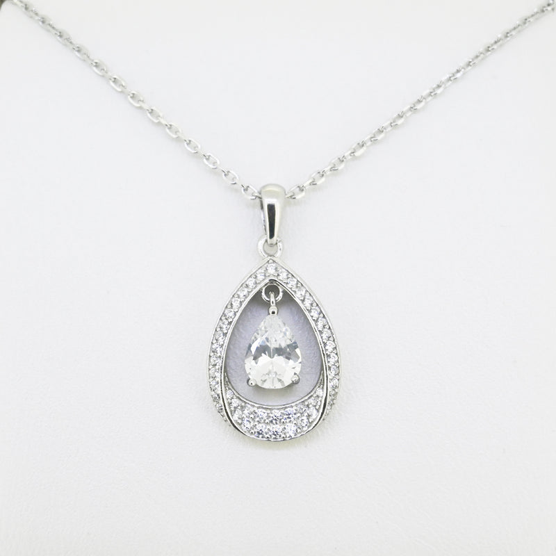 Super Star STG Silver Heart 42cm Necklace