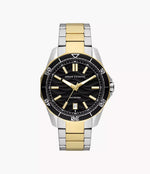 Armani Exchange Three-Hand Date Two-Tone Stainless Steel Watch