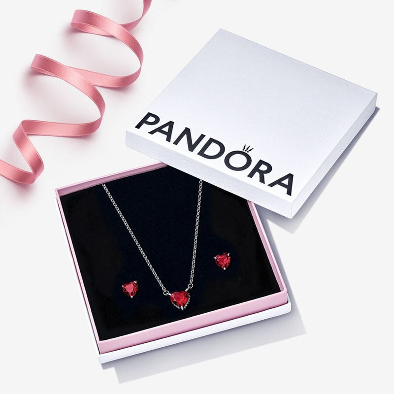 Pandora Sparkling Red Heart Gift Set