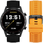 Sekonda ActiveP Smart Watch Black/O SK30179 + FOC Orange Strap