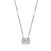 Nirvana DGA 18Ct WG 0.70ct F VS2 Oval Lab Grown Diamond Necklace 40-50cm