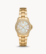 Michael Kors Everest Three-Hand Gold-Tone Stainless