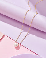 Mestige Pretty In Pearl Gold Necklace