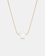 Mestige Fiji Necklace W Shell Pearl Gold Necklace