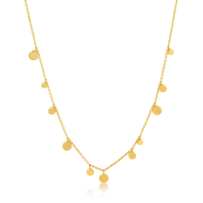 Ania Haie Geometry Class Mixed Disk Necklace