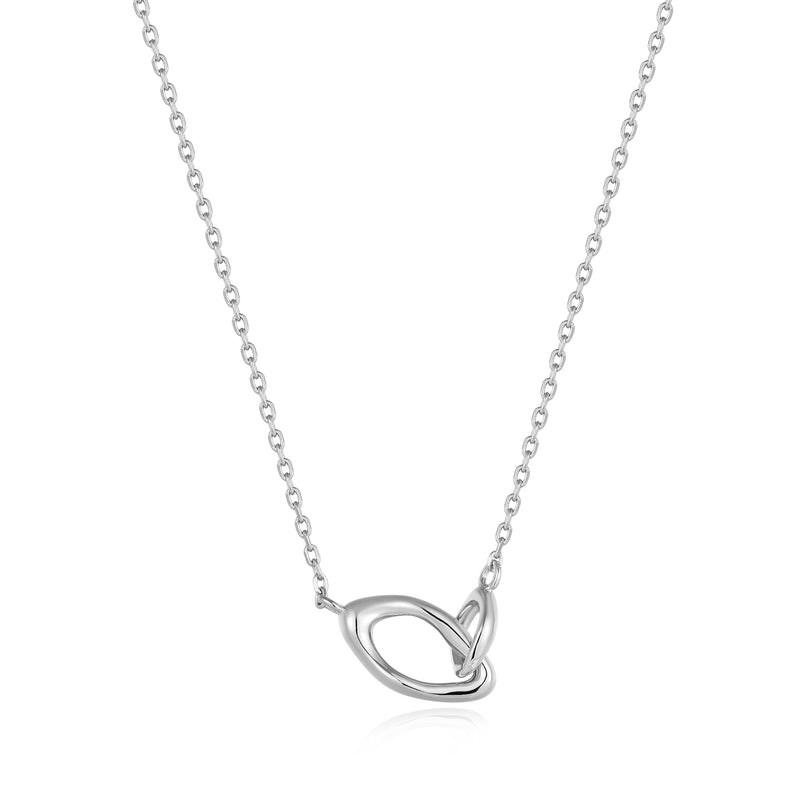 Ania Haie Making Waves Silver Link 40+5cm Necklace