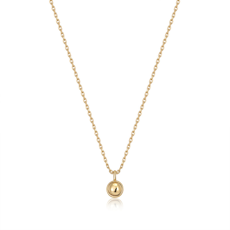 Ania Haie Spaced Gold Orb Drop 40+5cm Necklace