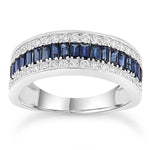 Nirvana DGA 9ct WG 0.50CT HI I1 Sapphire Diamond Ring