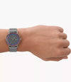 Skagen Signatur Three-Hand Charcoal Stainless Steel Mesh Watch