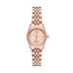 MK Lexington Three Hand Rose Gold Tone Stainless Steel Watch