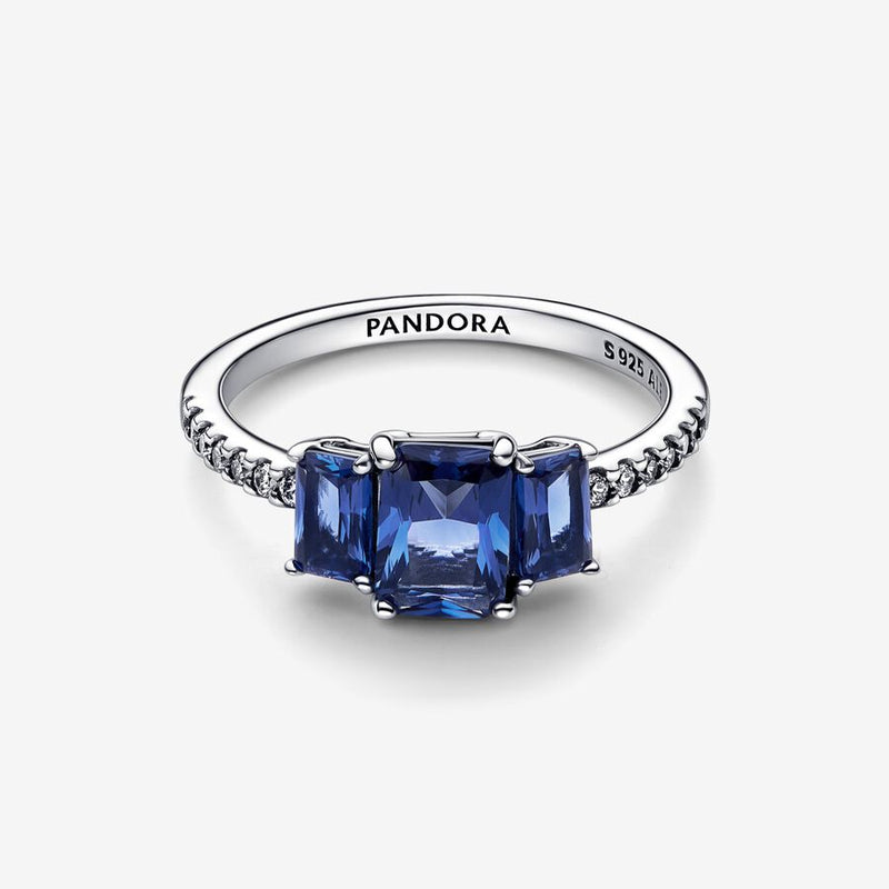 Blue sapphire online pandora ring