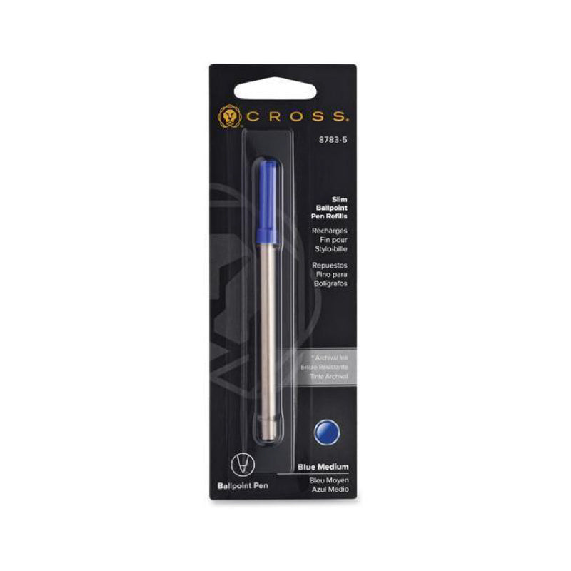 Cross Slim Ballpoint Refill For Click Pens Medium - Blue