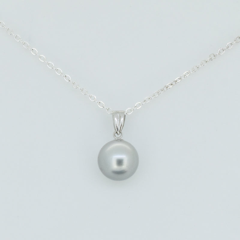 Lumisa  Silver Black Pearl  Pendant