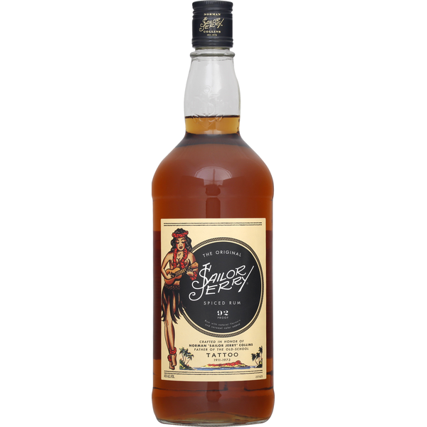 Sailor Jerry The Original Spiced Caribbean Rum 1Lt