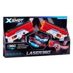 WT X-Shot Laser360° Double Laser Blaster Pack (2 Laser Blasters 2 Goggles) By Zuru