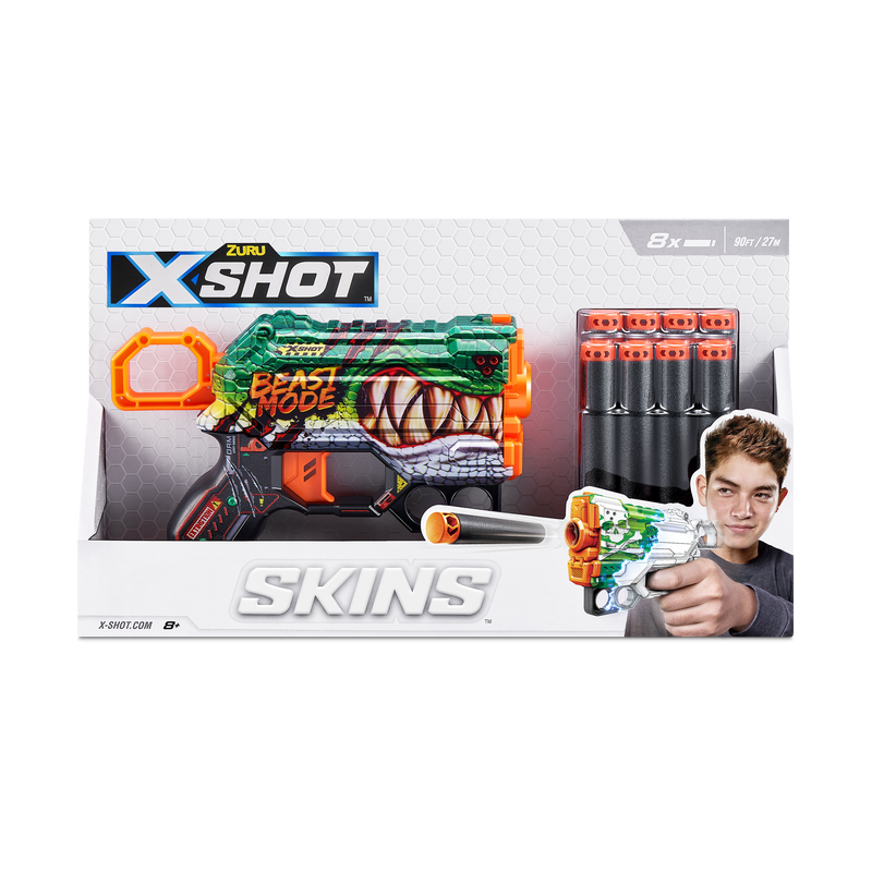 WT X-Shot Skins Menace(8 Darts)  Asst