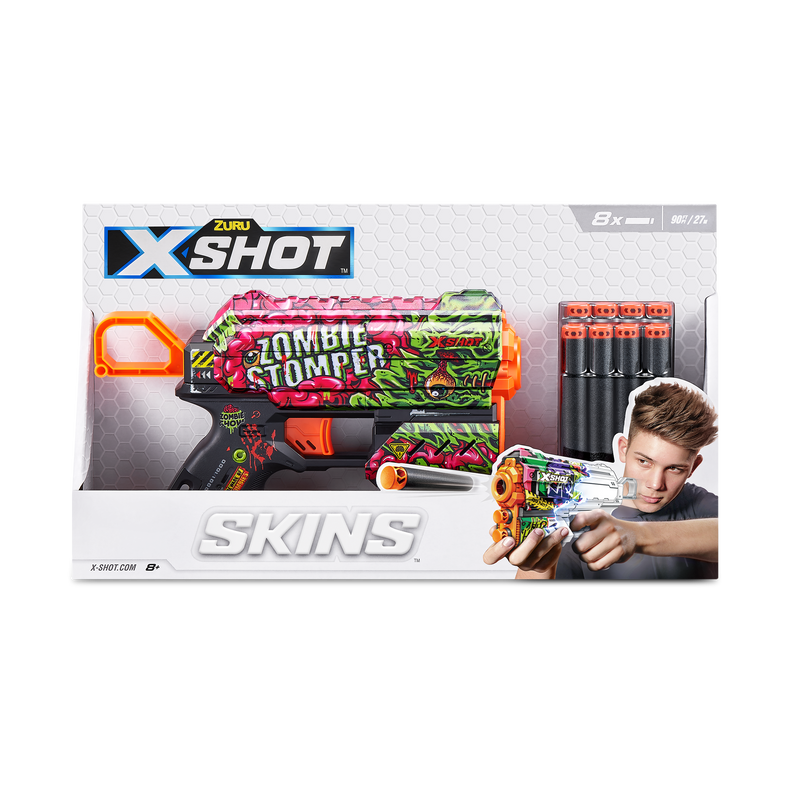 WT X-Shot Skins Flux(8 Darts)  Asst