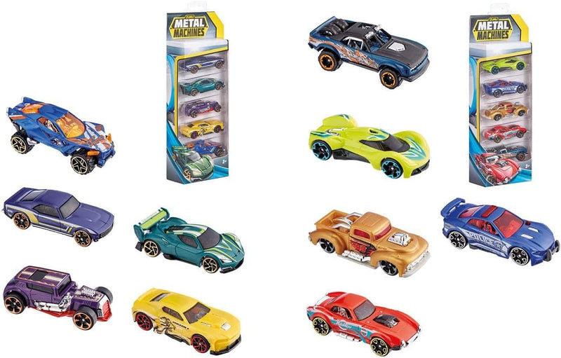 WT Metal Machines Mini Racing Car Toy 5 Pack Series 2 By Zuru (Styles May Vary)