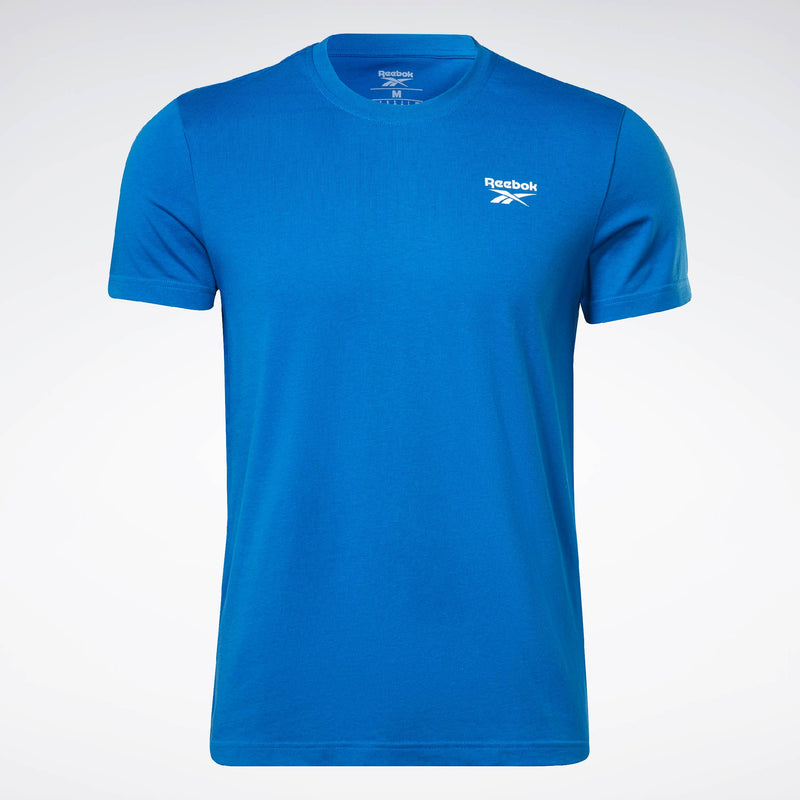 Reebok Ri Left Chest Logo Tee Vector Blue