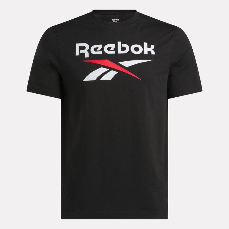 Reebok Id Stacked Logo T-Shirt