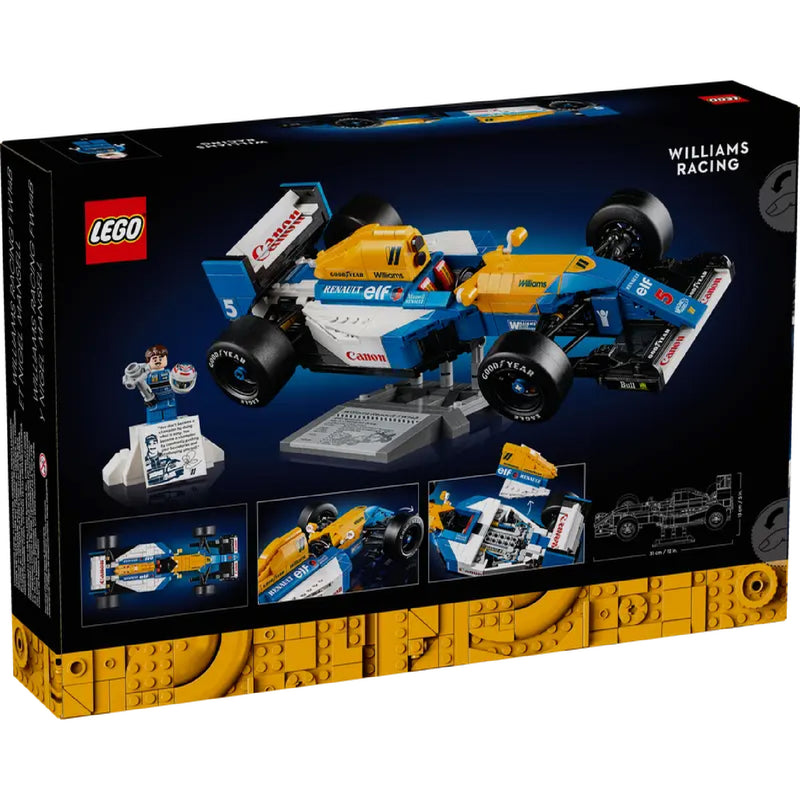LEGO ICONS Williams Racing FW14B & Nigel Mansell