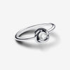 Pandora April Birthstone Ring