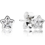 Pandora Starshine Silver Earring Studs W Cz