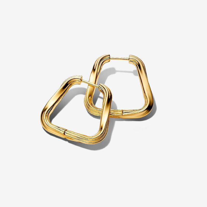 Pandora 14k Gold Plated Hoop Earring