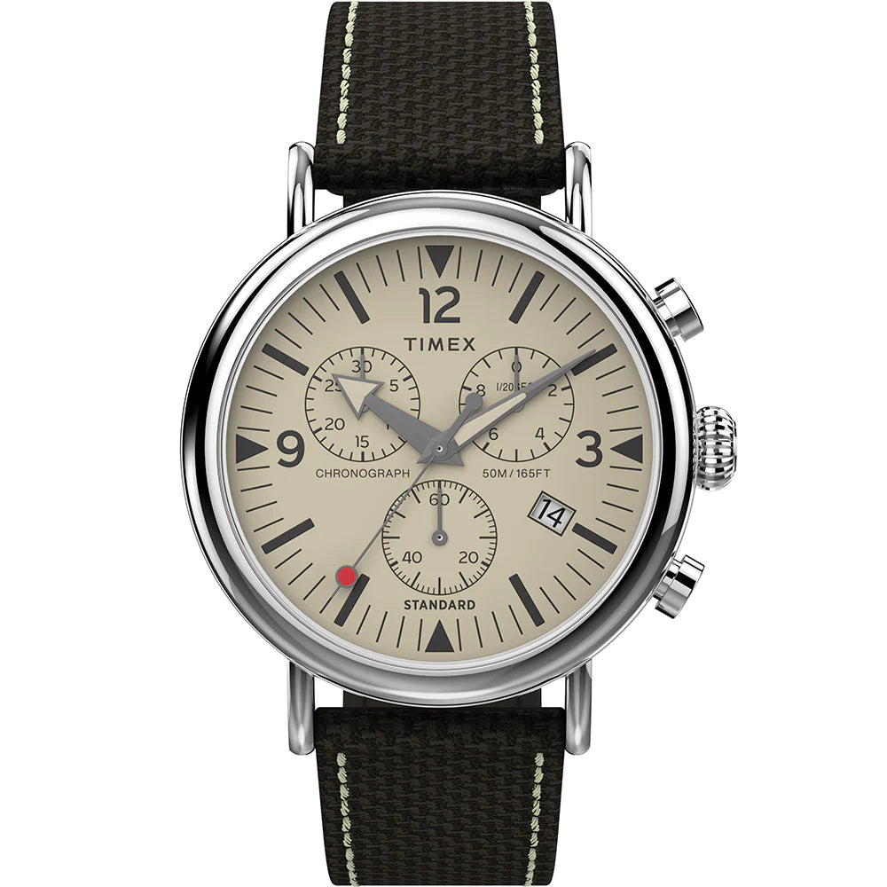 Timex Standard Chronograph 41mm Fabric Strap Watch Prouds Fiji