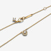 Pandora 14k Gold Plated Collier W Clear Cz 45cm Necklace