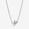 Pandora Sterling Silver White Rose Collier Necklace