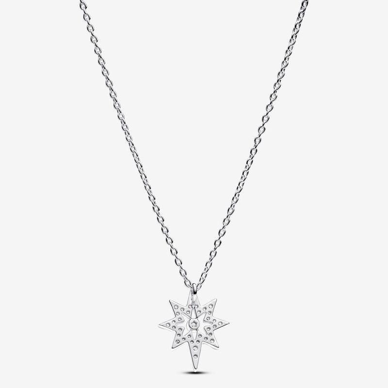 Pandora Sterling Silver North Star 45cm Necklace