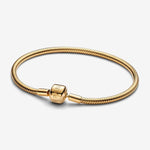 Pandora 14k Gold Plated Snake Bracelet