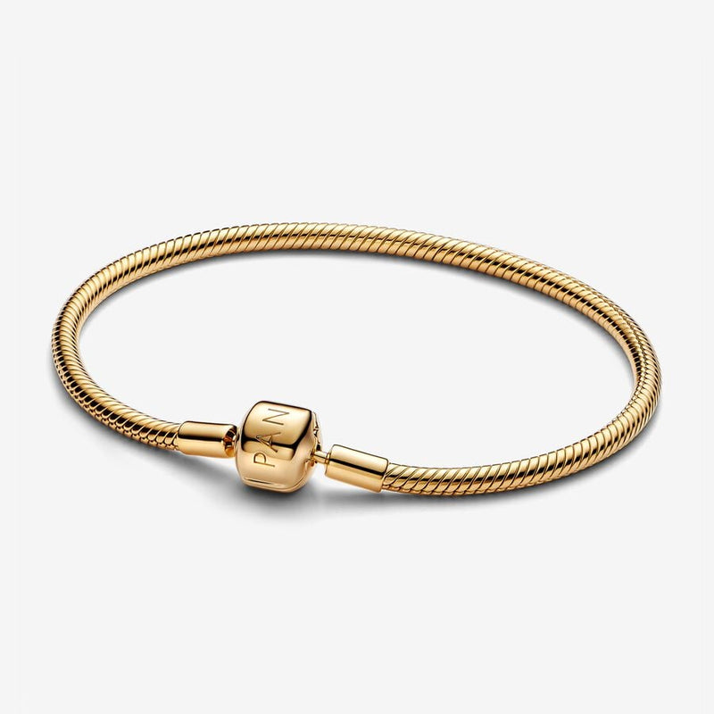 Pandora 14k Gold Plated Snake Bracelet