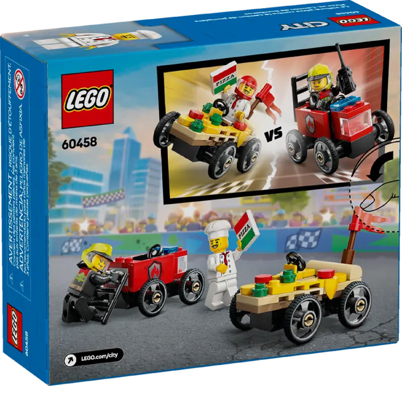 LEGO CITY Pizza vs. Fire Truck Race Car Pack