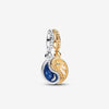 Pandora Yin and Yang sterling silver and 14k gold-plated s
