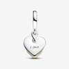 Pandora 14k Gold Plated Engravable Heart Charm