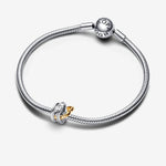 Pandora 14k Gold Plated Entwined Heart Charm