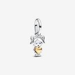 Pandora 14k Gold Plated Girl Dangle Charm