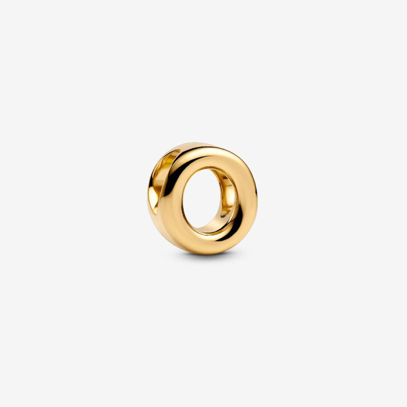 Pandora 14k Gold Plated O Charm