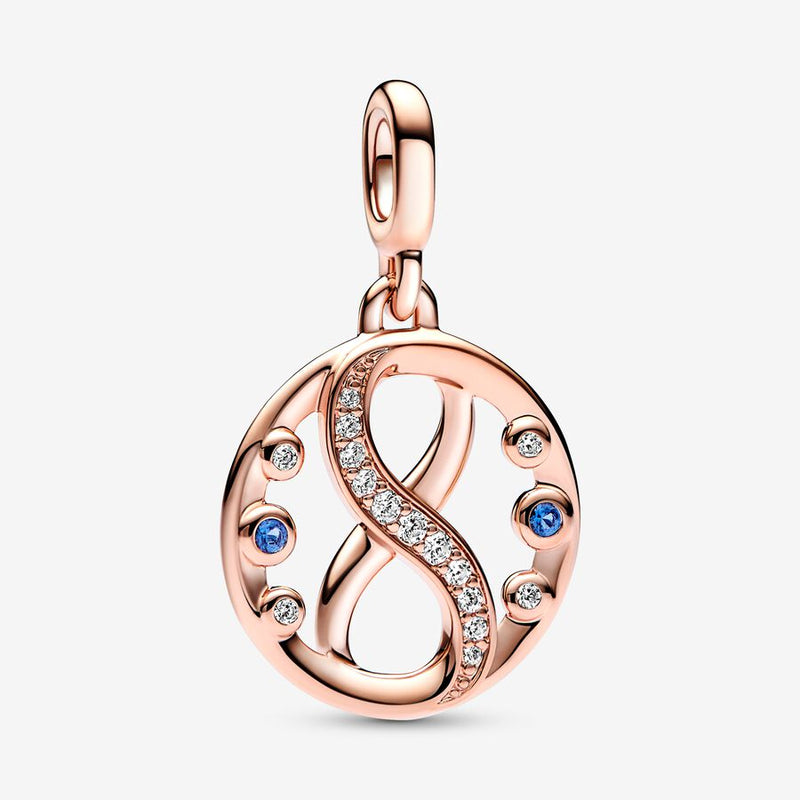 Pandora ME Infinity 14k rose gold-plated medallion