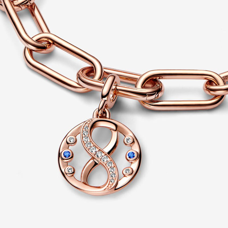 Pandora ME Infinity 14k rose gold-plated medallion