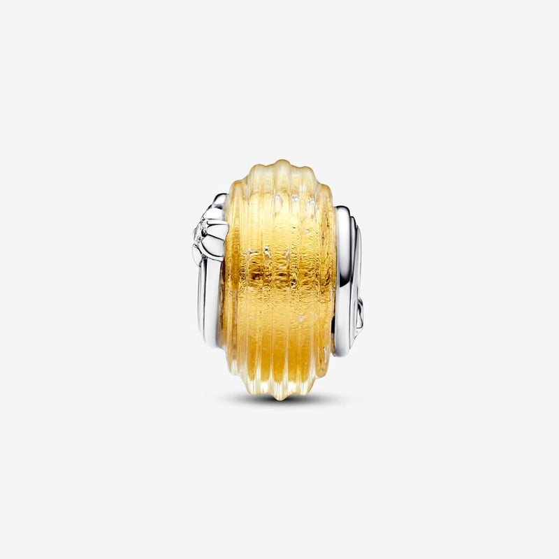 Pandora Shooting Star Grooved Murano Glass Charm