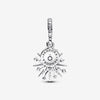 Pandora Sterling Silver Firework Double Dangle Charm