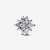 Pandora Sterling Silver Star W Clear Cz Charm