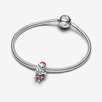 Pandora Sterling Silver Moveable Santa Claus Charm